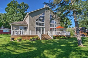 Waterfront Vandalia House with Dock on Donnell Lake!